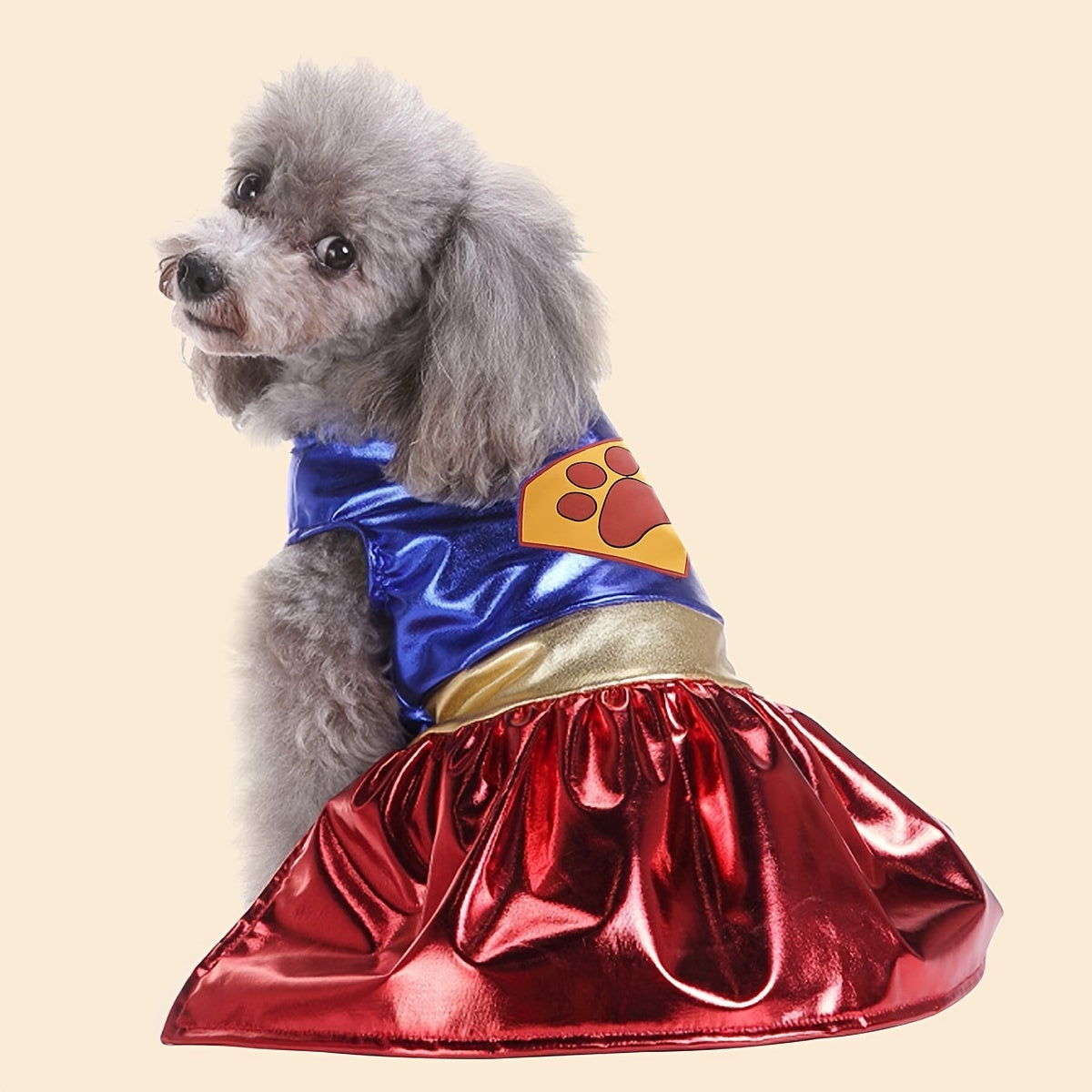 Sparkle In Style: Superhero Cosplay Pet Apparel -  For Toy Dogs, Small Dogs & Cats - Dress Up Costume - For Halloween, Parties & Photoshoots - Perfect Gift for Pet Lovers